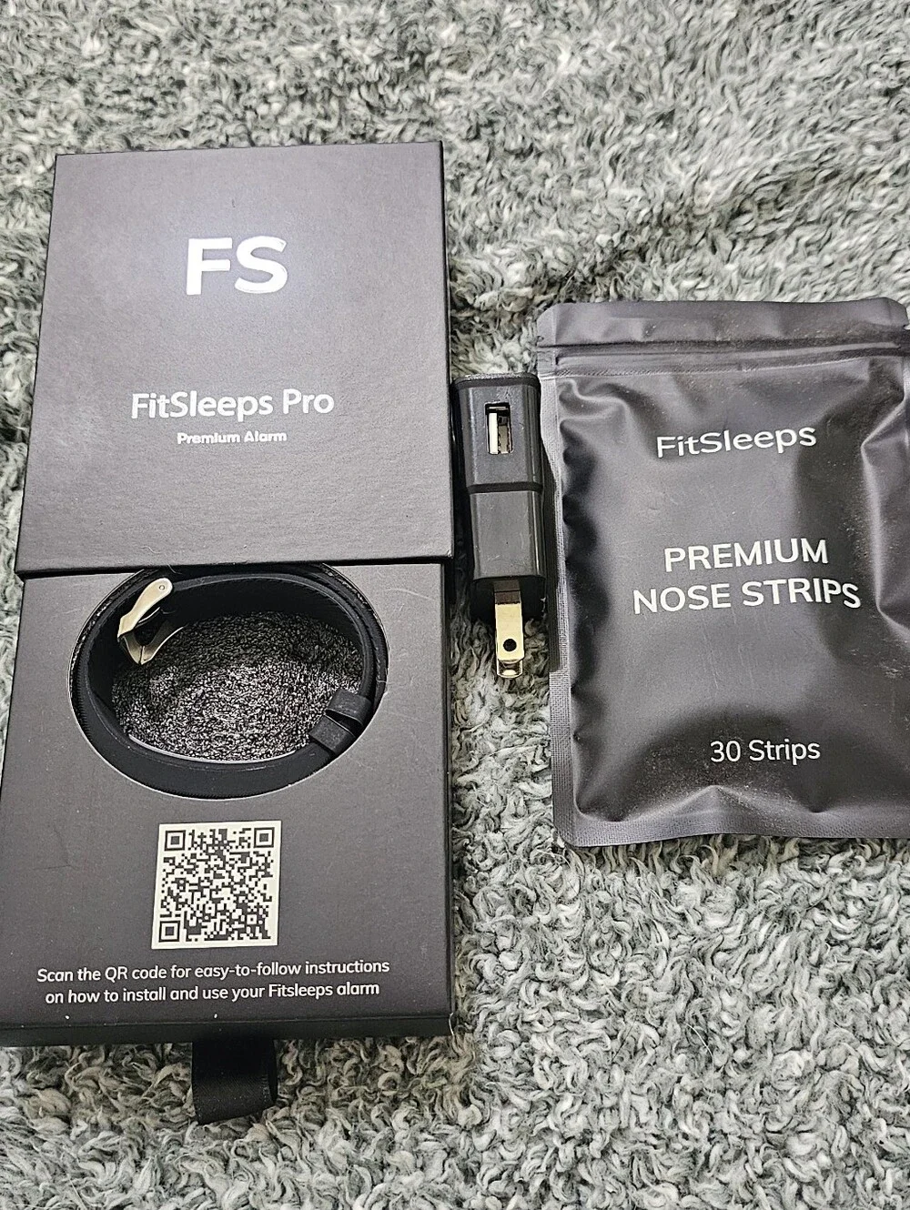 Premium Alarm Wristband - Black